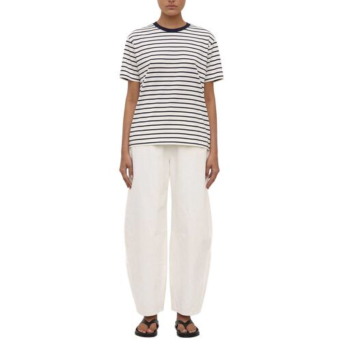 Assembly Label Leony Stripe Tee True Navy Antique White